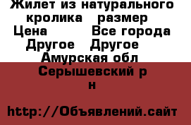 Жилет из натурального кролика,44размер › Цена ­ 500 - Все города Другое » Другое   . Амурская обл.,Серышевский р-н